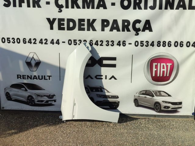 renault megane 4 sag ön çamurluk beyaz renk renault megane çikma parça ankara